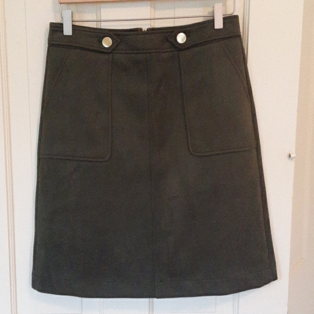 Loft suede like skirt 6